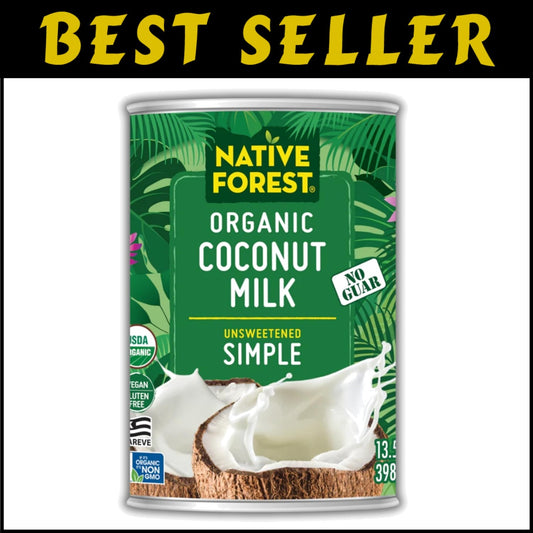 Organic Unsweetened Coconut Milk, Vegan-Friendly & Gluten-Free; 162 Fl Oz