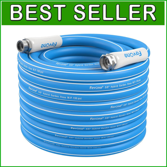 Durable 75ft Garden Hose - 600 PSI, Kink-Resistant & Safe for Drinking Water