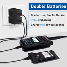 Load image into Gallery viewer, Water-Resistant 5W GMRS Radio with 250 Channels &amp; Programming Guide - 2 Pack