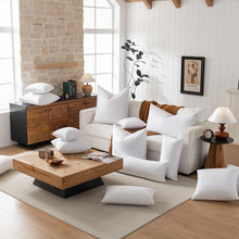 Load image into Gallery viewer, Luxurious Down Feather Pillow Inserts 28x28 - Set of 2 Cotton Cover Essentials