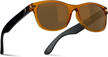 Load image into Gallery viewer, Italian-Made Crystal Brown Polarized Sunglasses with Scratch-Resistant Lenses