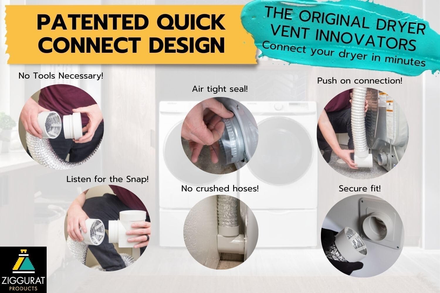 Effortless Dryer Venting Solution - STV-DLX Kit with Easy Maintenance Features