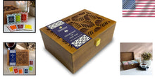 Load image into Gallery viewer, 6 Flavors of Black &amp; Green Tea in Leafcut Design Box - Perfect Gift Idea