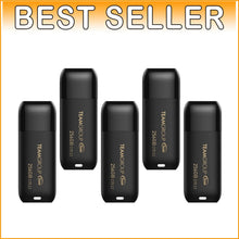 Load image into Gallery viewer, C175 5-Pack USB 3.2 Drives - 256GB Each, 100MB/s, Plug and Play Convenience