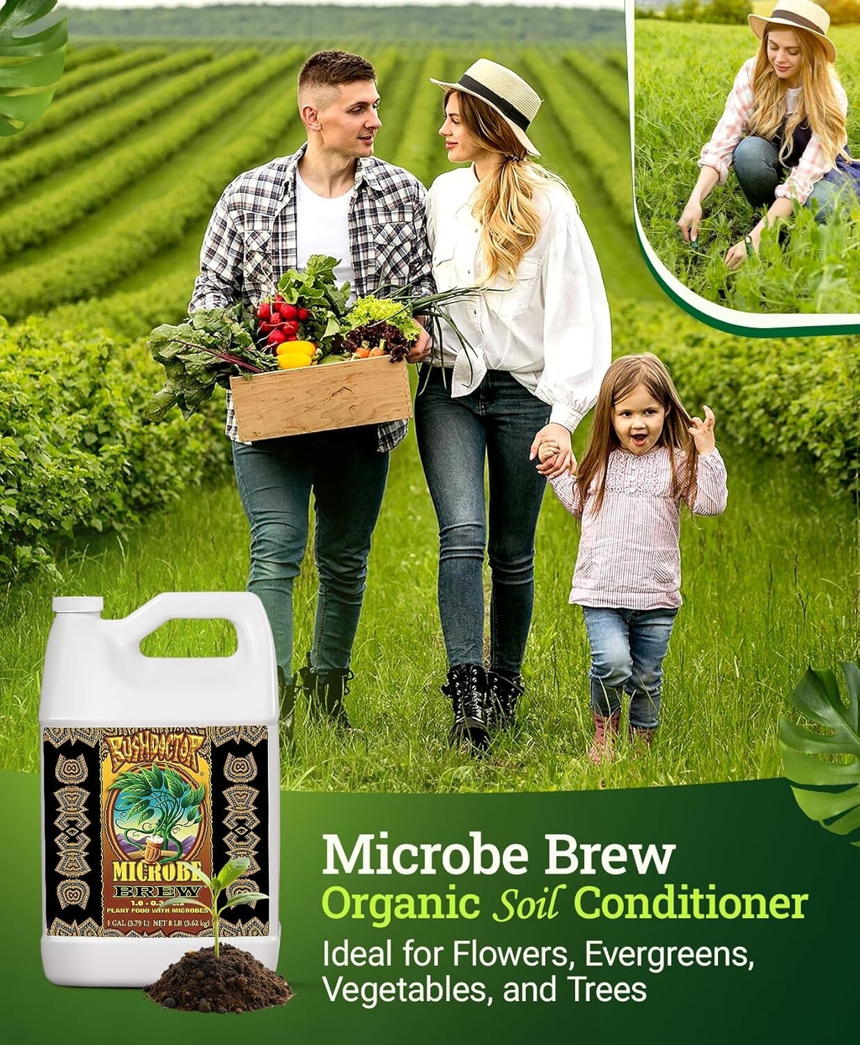 Boost Nutrient Uptake with Bushdoctor Microbe Brew - 1 Gallon of Liquid Goodness