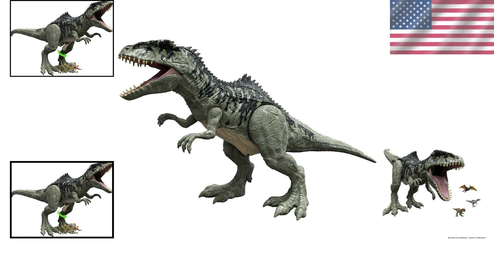 3-Foot Jurassic World Giganotosaurus Action Figure - Ideal for Imaginative Play