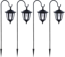 Load image into Gallery viewer, Outdoor Solar Lanterns - Decorative, Waterproof &amp; Easy to Assemble in 4 Pack