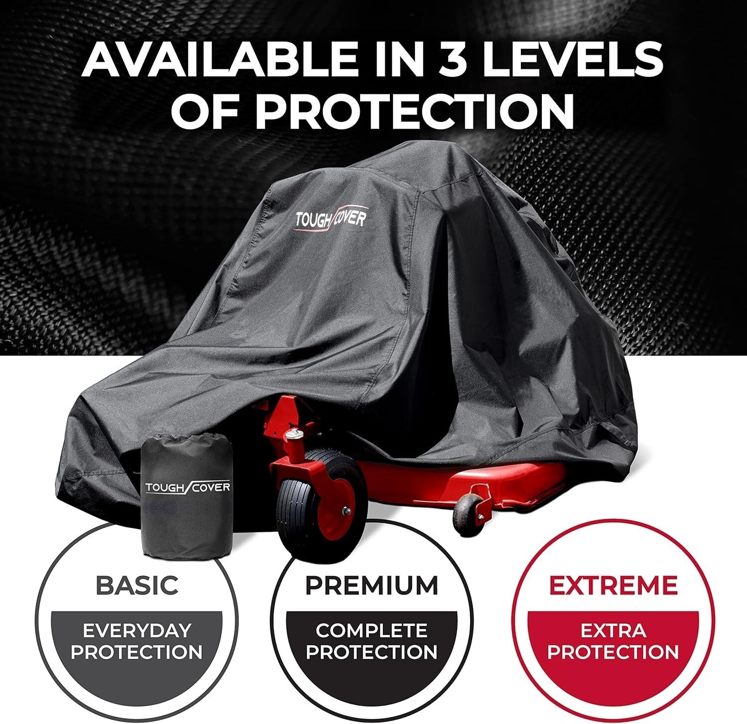 Heavy Duty Waterproof Zero Turn Mower Cover - 600D Fabric, UV & Dust Resistant