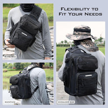 Load image into Gallery viewer, Durable Lightweight Fishing Backpack with MOLLE System - Perfect for Anglers