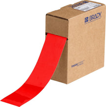 Load image into Gallery viewer, Toughstripe Non-Abrasive Floor Marking Tape - 2" x 100' Red for Heavy Traffic