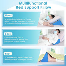 Load image into Gallery viewer, Triangular Incline Pillows for Back &amp; Leg Support - Ideal for Bedridden Patients