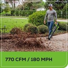 Load image into Gallery viewer, Ultra-Lightweight 80V Axial Blower - 80 Minutes Run-Time, Rapid Charger Included