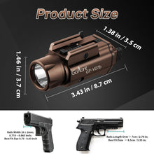 Load image into Gallery viewer, High Brightness 2250 Lumen Gun Light &amp; Green Laser Combo - All-Weather Ready