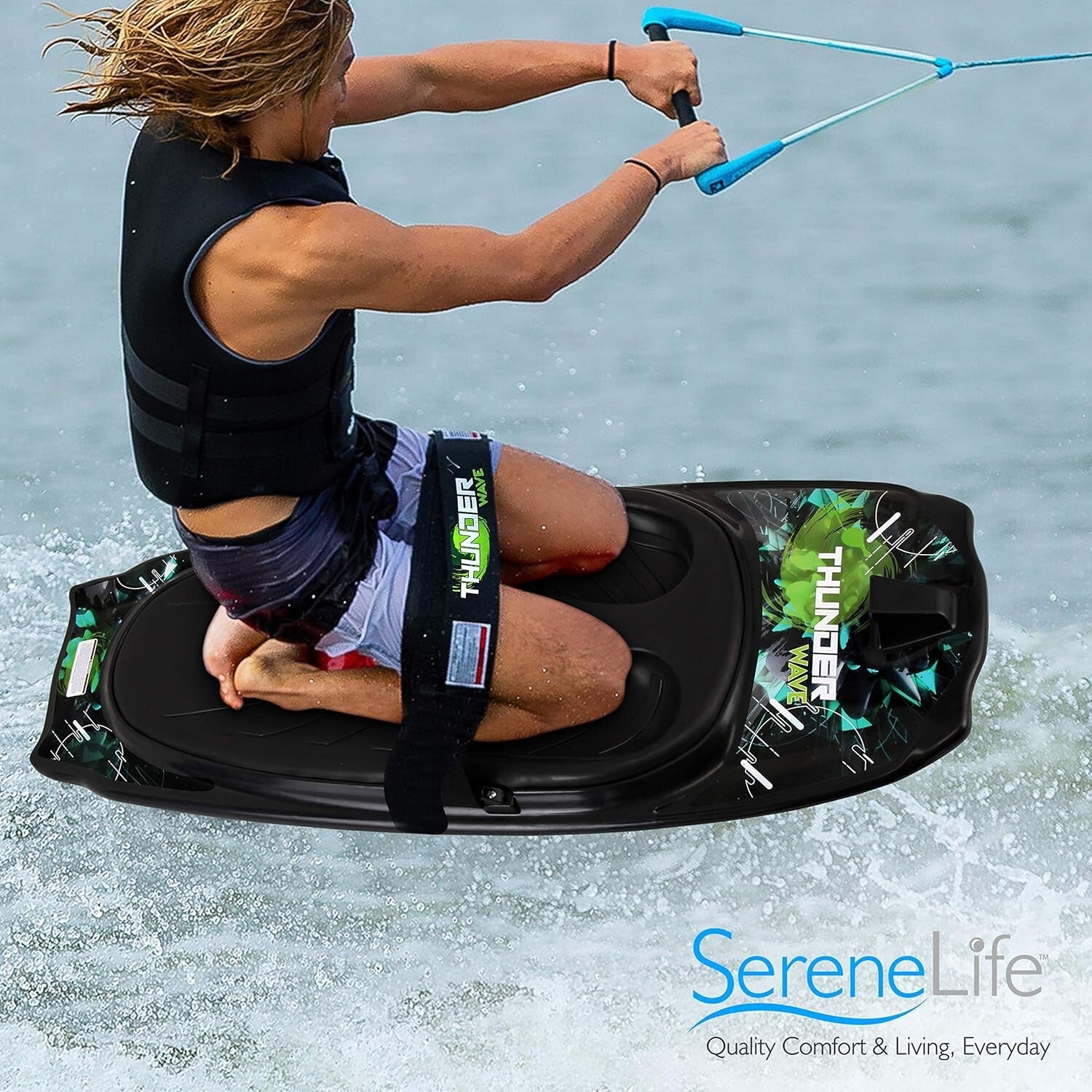 Adjustable Universal Kneeboard for Kids & Adults - Perfect for Water Sports