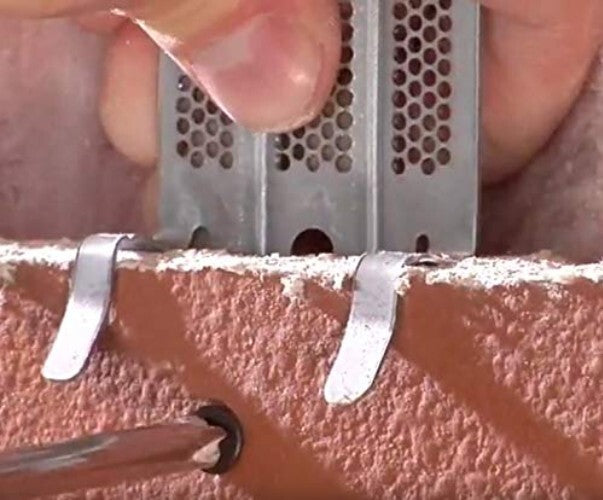 Fire-Resistant Insta-Back Drywall Clips - 50 Fasteners & 100 Screws for Easy Use