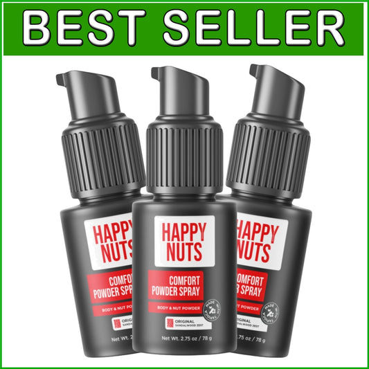 Cruelty-Free Men's Comfort Powder Spray - Talc-Free Deodorant for Sweat Control