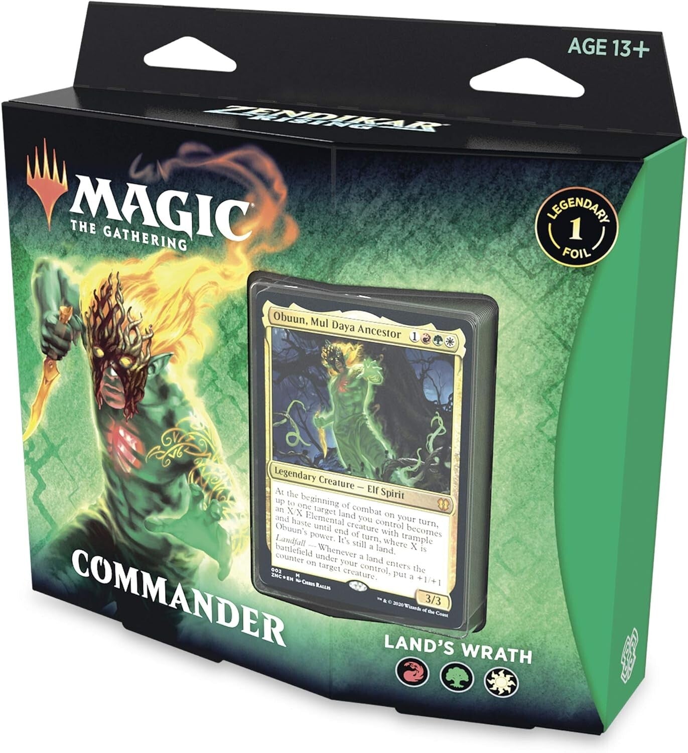 Ready-to-Play MTG Zendikar Rising Commander Deck with Unique Cards & Tokens
