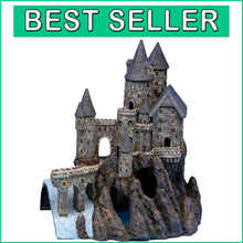 Load image into Gallery viewer, Magical Wizard’s Castle Aquarium Decoration - Extra Large for Fish Tanks