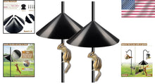Load image into Gallery viewer, Elegant Pole-Mounted Squirrel Baffle - 19-Inch Diameter for Bird Feeder Defense