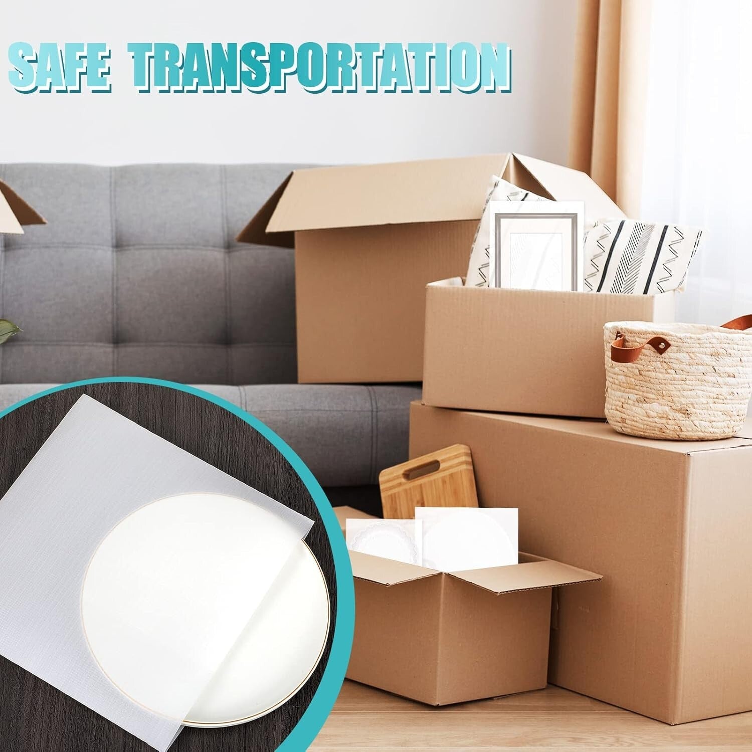 200 Pack Cushion Foam Pouches in 4 Sizes - Essential for Fragile Item Protection