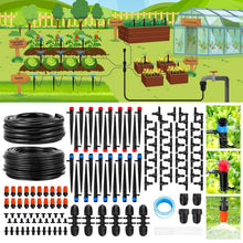 Load image into Gallery viewer, 240FT Drip Irrigation System - Automatic Watering Kit for Gardens &amp; Greenhouses