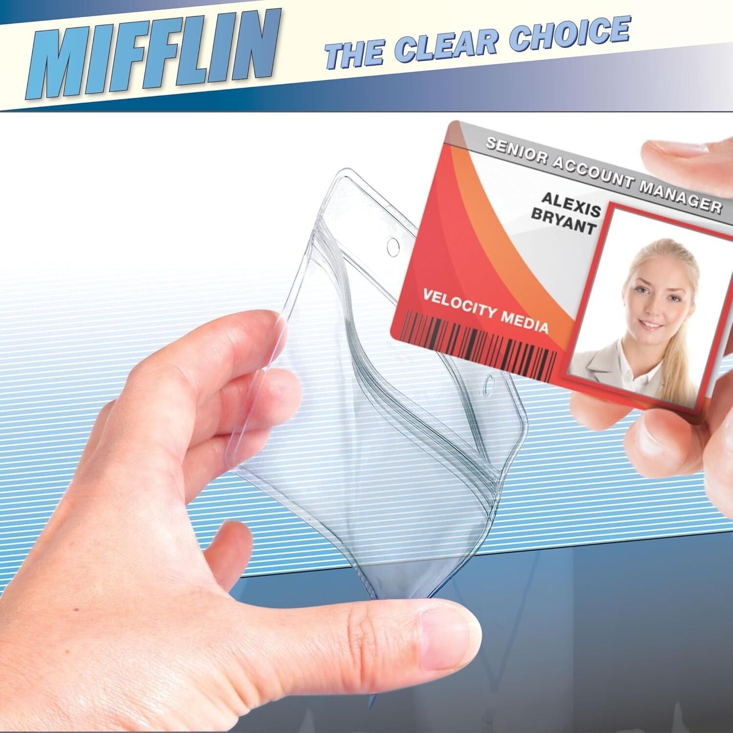 Clear Waterproof ID Badge Holder, 1000 Pack, 3.5x2.25 Inches - Heavy Duty Vinyl