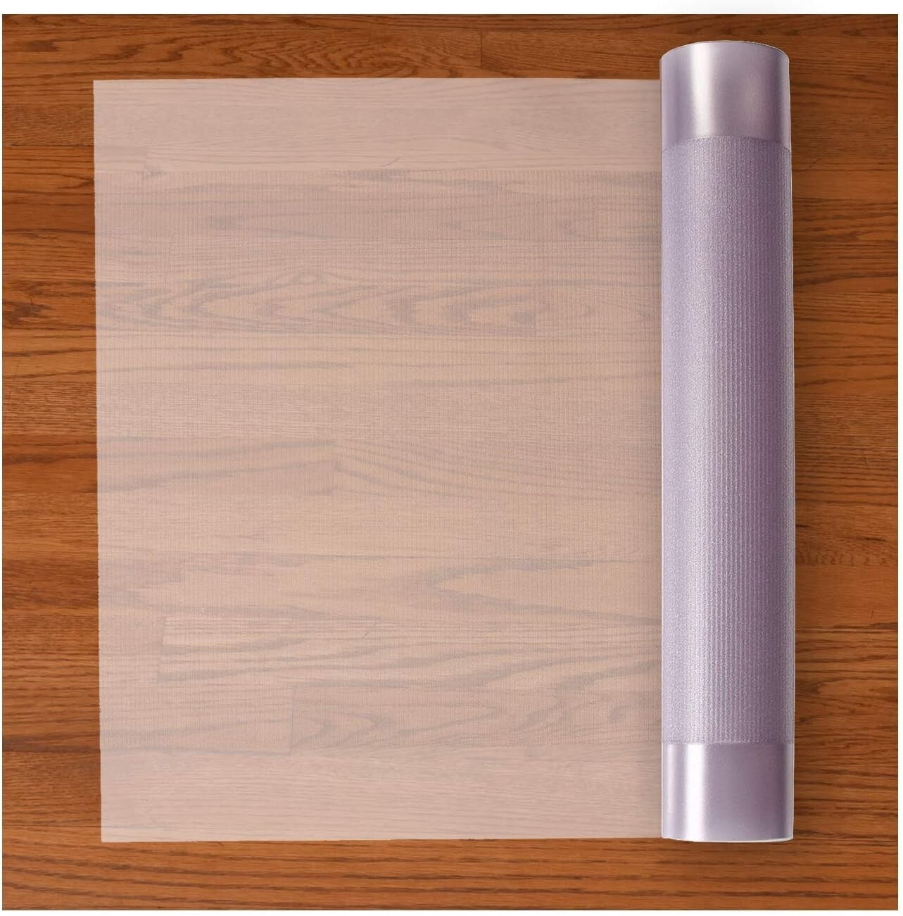 Customizable Clear Plastic Vinyl Floor Protector - 27" x 12' for Wood and Tile