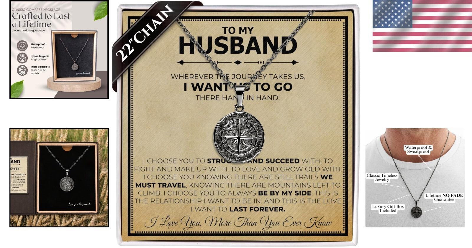 Stylish Adjustable Bracelet Gift Set - Unique Birthday Present for Husband