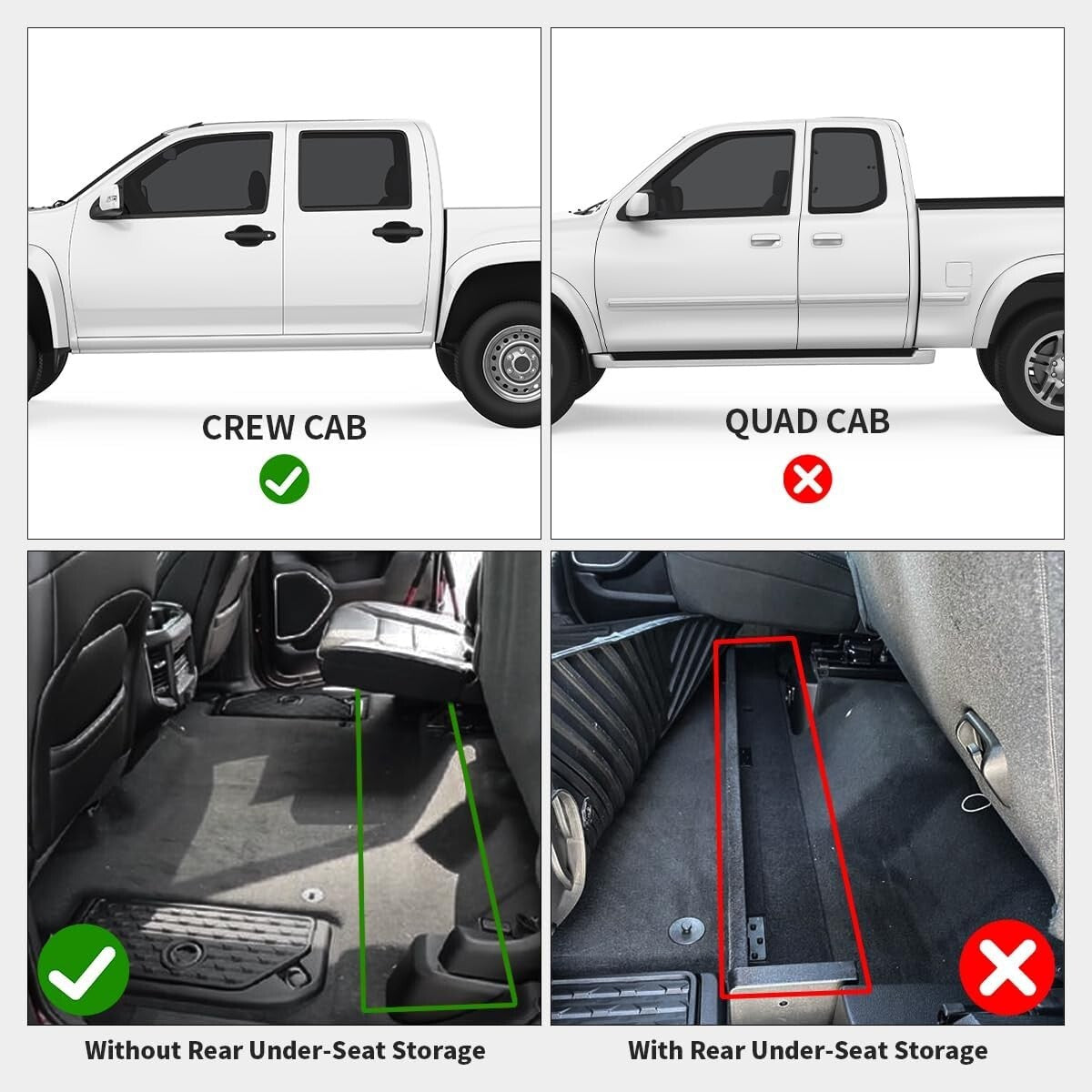 Eco-Friendly Black Floor Liners for Ram 1500 Crew Cab 2019-2024 - Versatile Fit