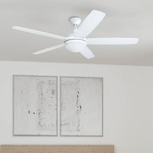 Load image into Gallery viewer, Modern Tri-Mount 52” Ceiling Fan with 5 Blades &amp; LED Light - Farmhouse Style