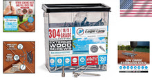 Load image into Gallery viewer, Rust Resistant 2 1/2 Inch Stainless Steel Deck Screws - Perfect for Outdoor Use