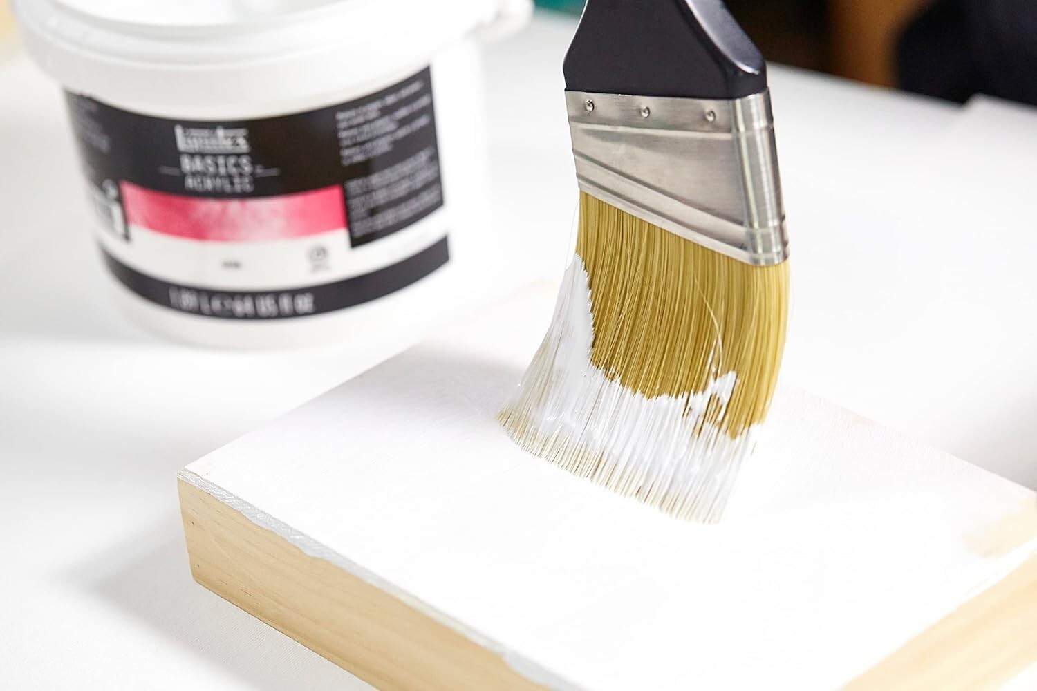 128 Oz BASICS Gesso Prep Medium with Matte Finish for All Painting Surfaces