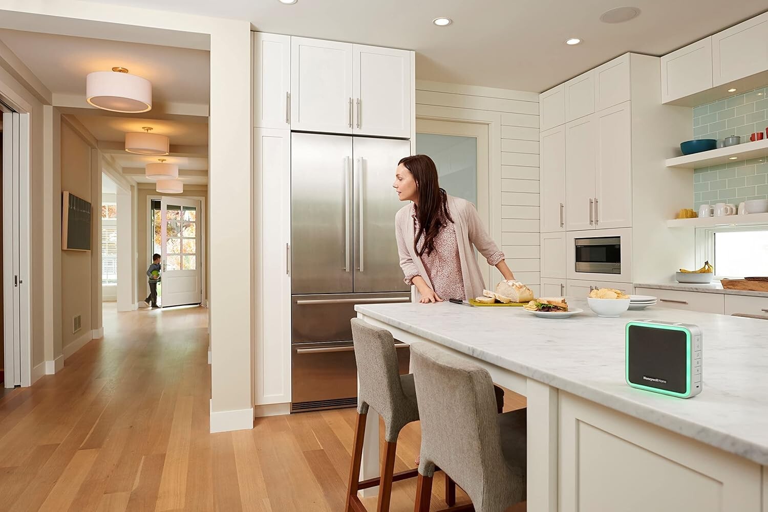 Wireless Doorbell with 450ft Range & USB Customization - Perfect for Large Homes