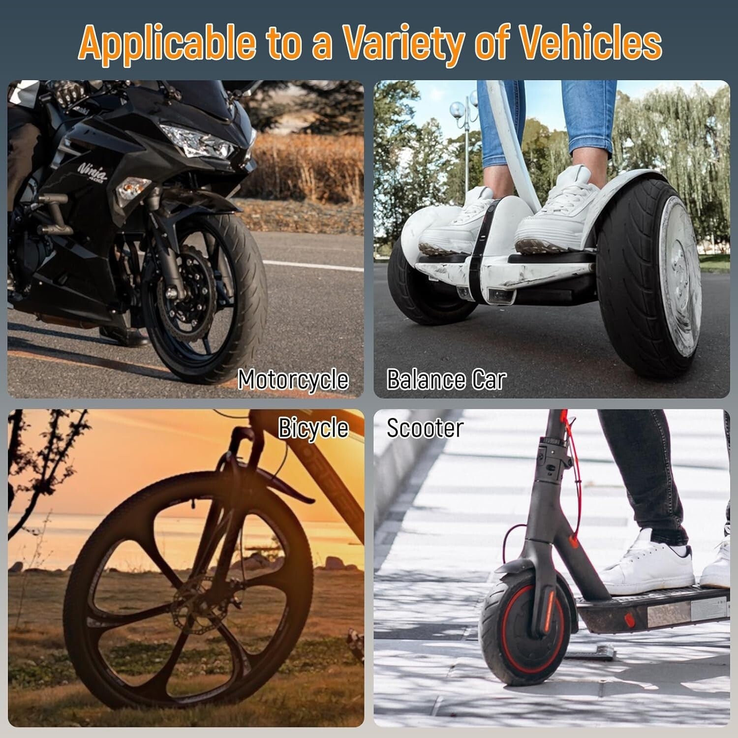 Alloy Electric Scooter Lock with Waterproof Bag – Stylish & Secure Accessories