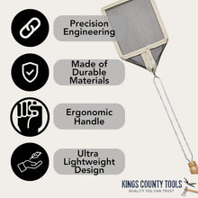 Load image into Gallery viewer, Classic Yellow Fly Swatter Set | 5 Strong Wire Frame Swatters with Wooden Grip