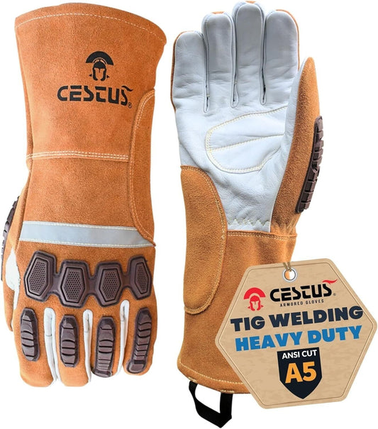 X-Large Heavy-Duty Weldtech Pro Gloves – Cut Resistant & Fire Resistant