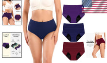 Load image into Gallery viewer, High-Waisted Leakproof Underwear for Incontinence Protection, X-Large 3-Pack
