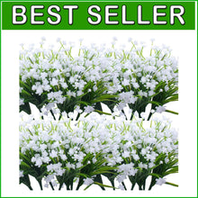 Load image into Gallery viewer, Charming UV Resistant Faux Flowers - 20 Bundles Perfect for Events and Gardens