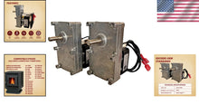 Load image into Gallery viewer, 2 Pack Auger Motors for Englander 1 RPM Stoves - No Overheating, Easy Wire Leads