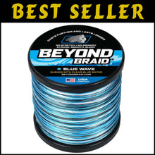 Load image into Gallery viewer, Ultimate 80lb Braided Fishing Line - Abrasion Resistant &amp; Low Memory - Blue Camo