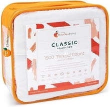 Load image into Gallery viewer, 1500tc Classic White Sheet Set - Extra Soft Cooling for Hot Sleepers - Full Size