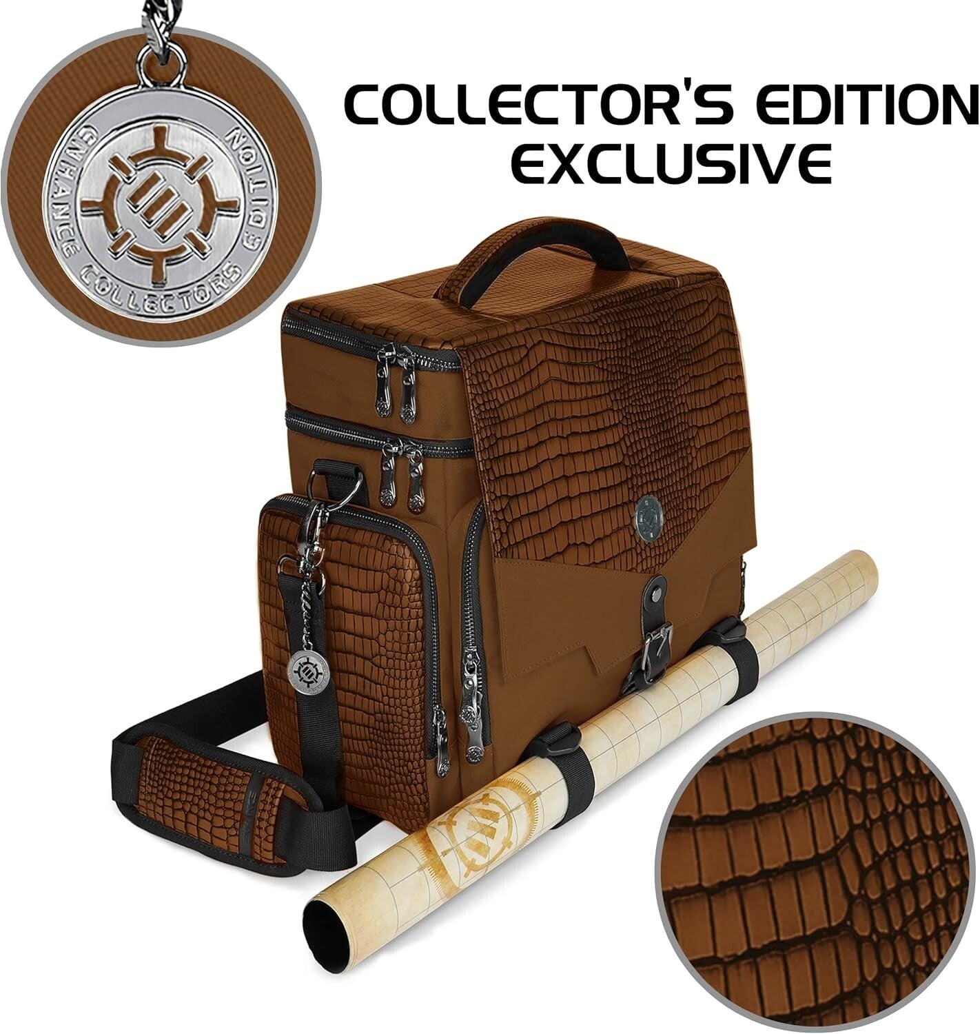 D&D Collector's Edition Travel Bag - Features Dice Pockets and Combat Mat Holder