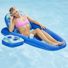 Load image into Gallery viewer, Aqua 2-in-1 Lounge Float – XL Inflatable Pool Recliner with Adjustable Backrest