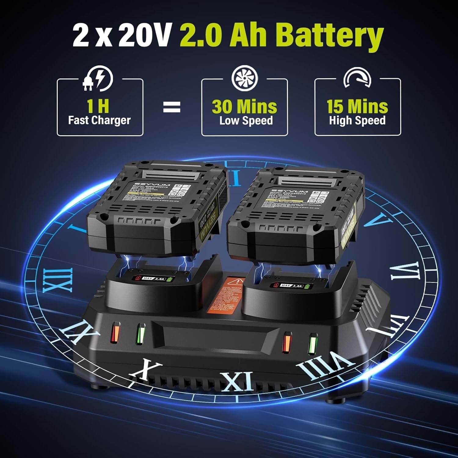 Powerful 40V Wireless Lawn Trimmer & Edger - 14-Inch Cutting Width, Fast Charger