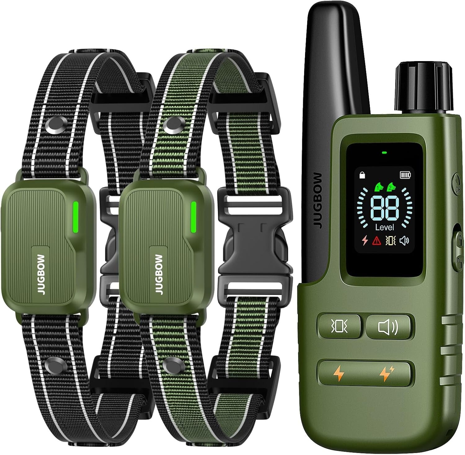 Rechargeable Dog Training Collar with Remote - 4 Modes, 4200FT Range, Safe Shock