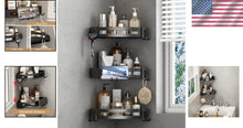 Load image into Gallery viewer, Multifunctional Rustproof Shower Caddy with Hooks - 3-Pack Corner Shelves