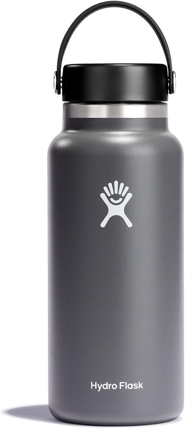 Durable 32 Oz Stainless Steel Water Bottle - Keeps Drinks Hot & Cold for Hours