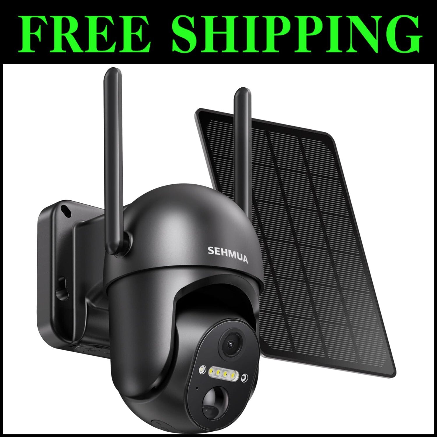 Wireless Outdoor Camera with Night Vision & PIR Motion Detection, 2K Resolution