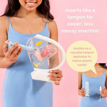 Load image into Gallery viewer, Beginner-Friendly Menstrual Disc Bundle with Tampon-Like Applicator - 100% Safe