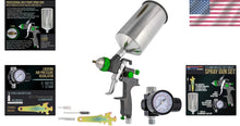 Load image into Gallery viewer, All-in-One HVLP Spray Gun Kit with Air Regulator and Maintenance Accessories